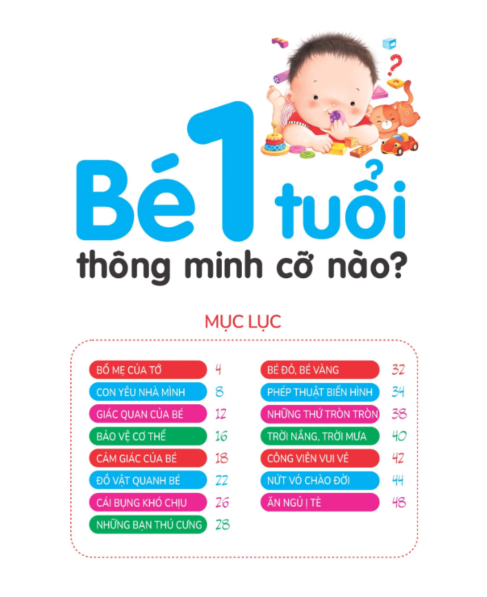hiểu từng tuổi con - bé 1 tuổi thông minh cỡ nào?