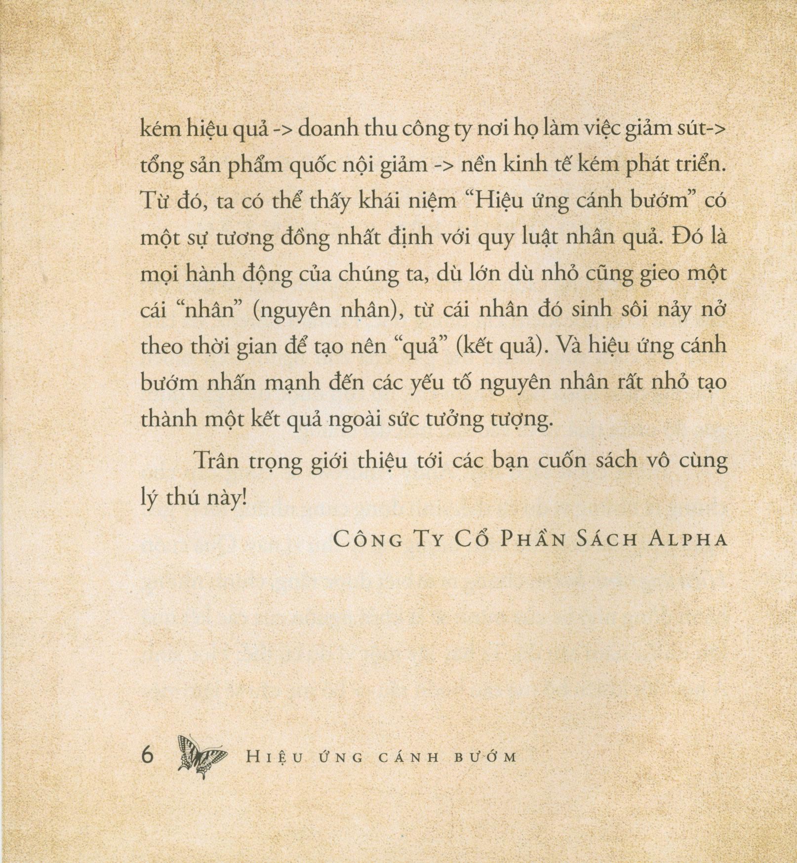 hiệu ứng cánh bướm (tái bản 2020)