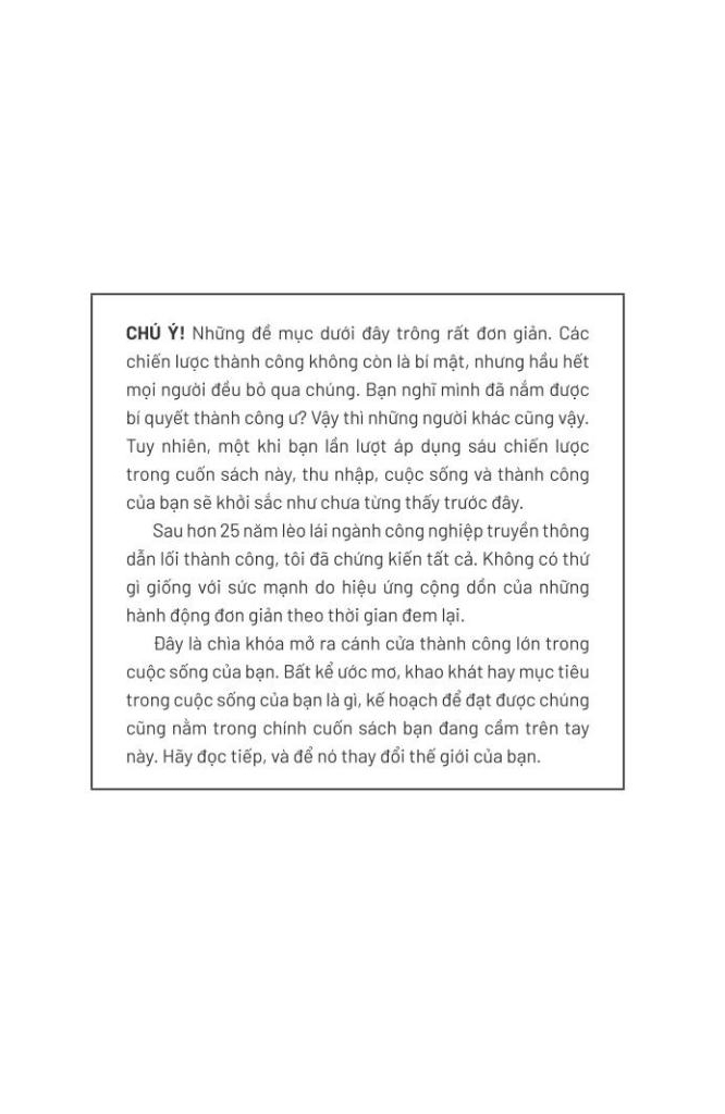 hiệu ứng cộng dồn sức mạnh của những điều nhỏ nhặt lớn lao