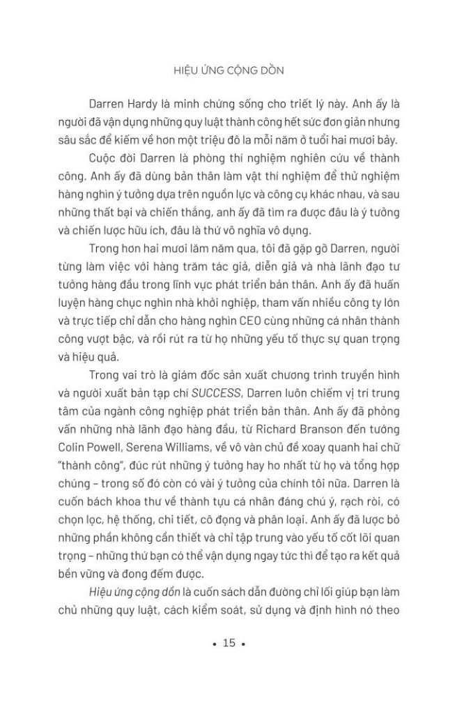 hiệu ứng cộng dồn sức mạnh của những điều nhỏ nhặt lớn lao