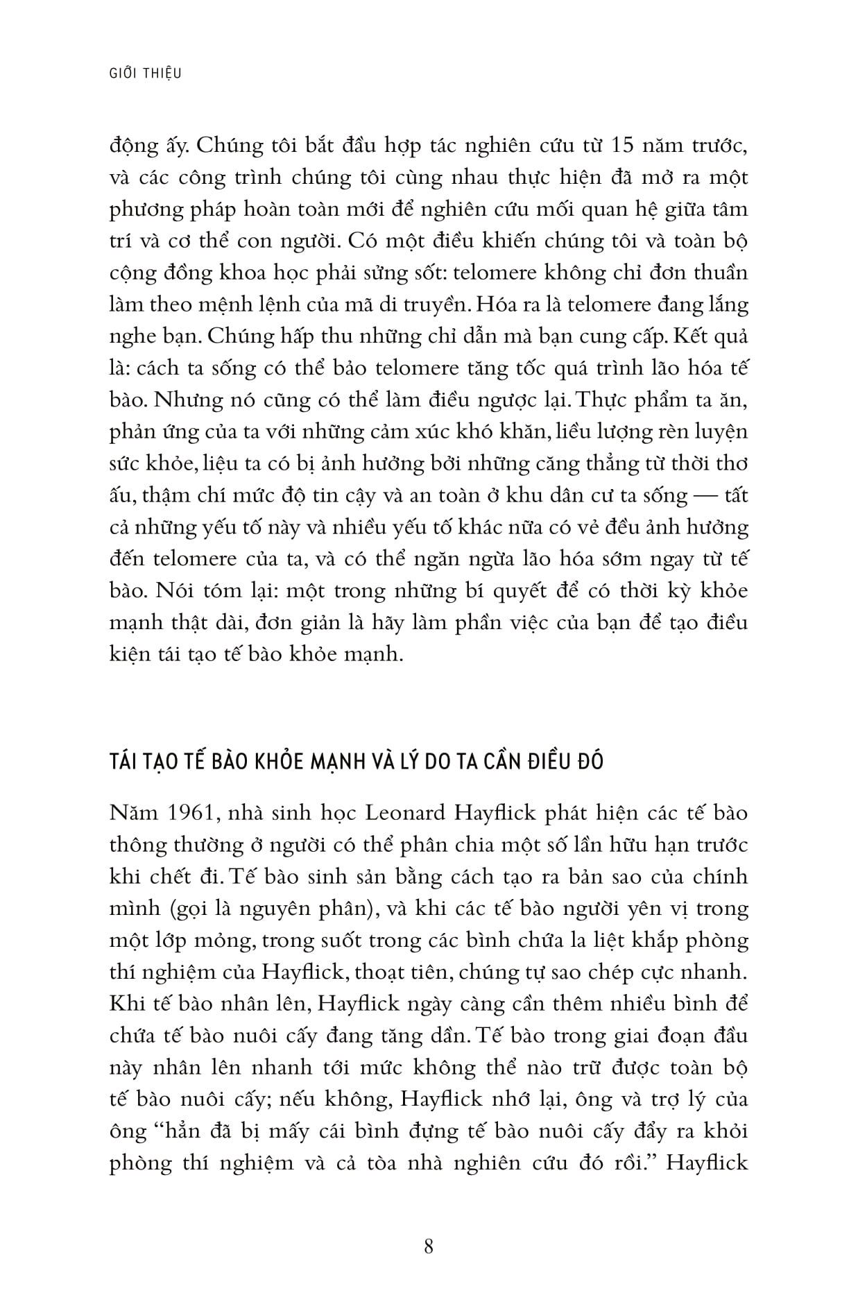 hiệu ứng telomere: giải pháp đột phá để sống trẻ, khỏe, và ngăn ngừa lão hóa