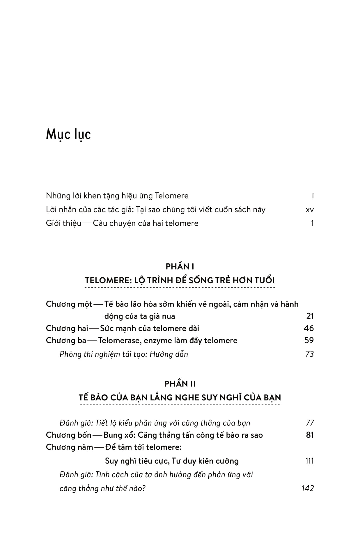 hiệu ứng telomere: giải pháp đột phá để sống trẻ, khỏe, và ngăn ngừa lão hóa