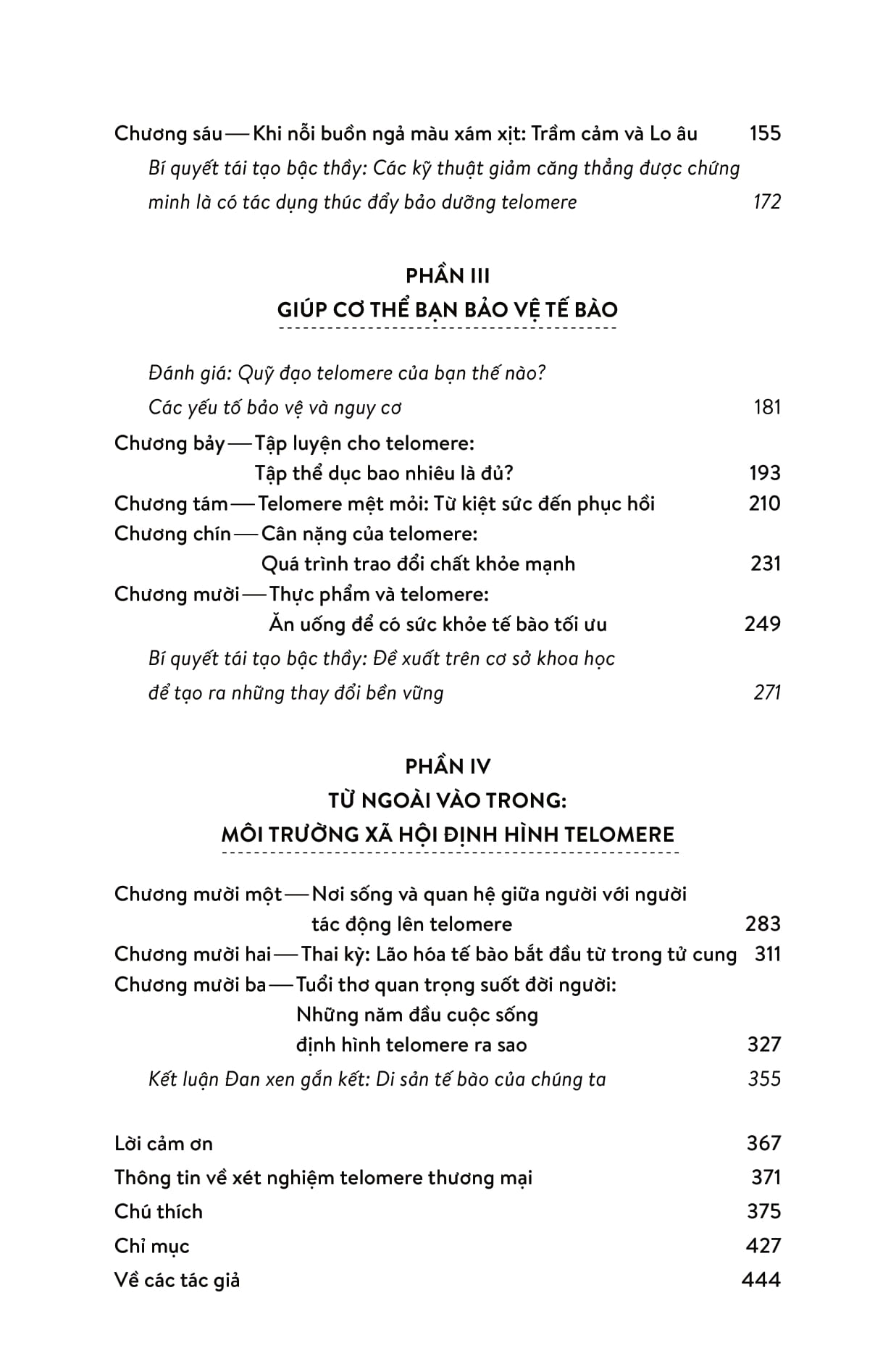 hiệu ứng telomere: giải pháp đột phá để sống trẻ, khỏe, và ngăn ngừa lão hóa