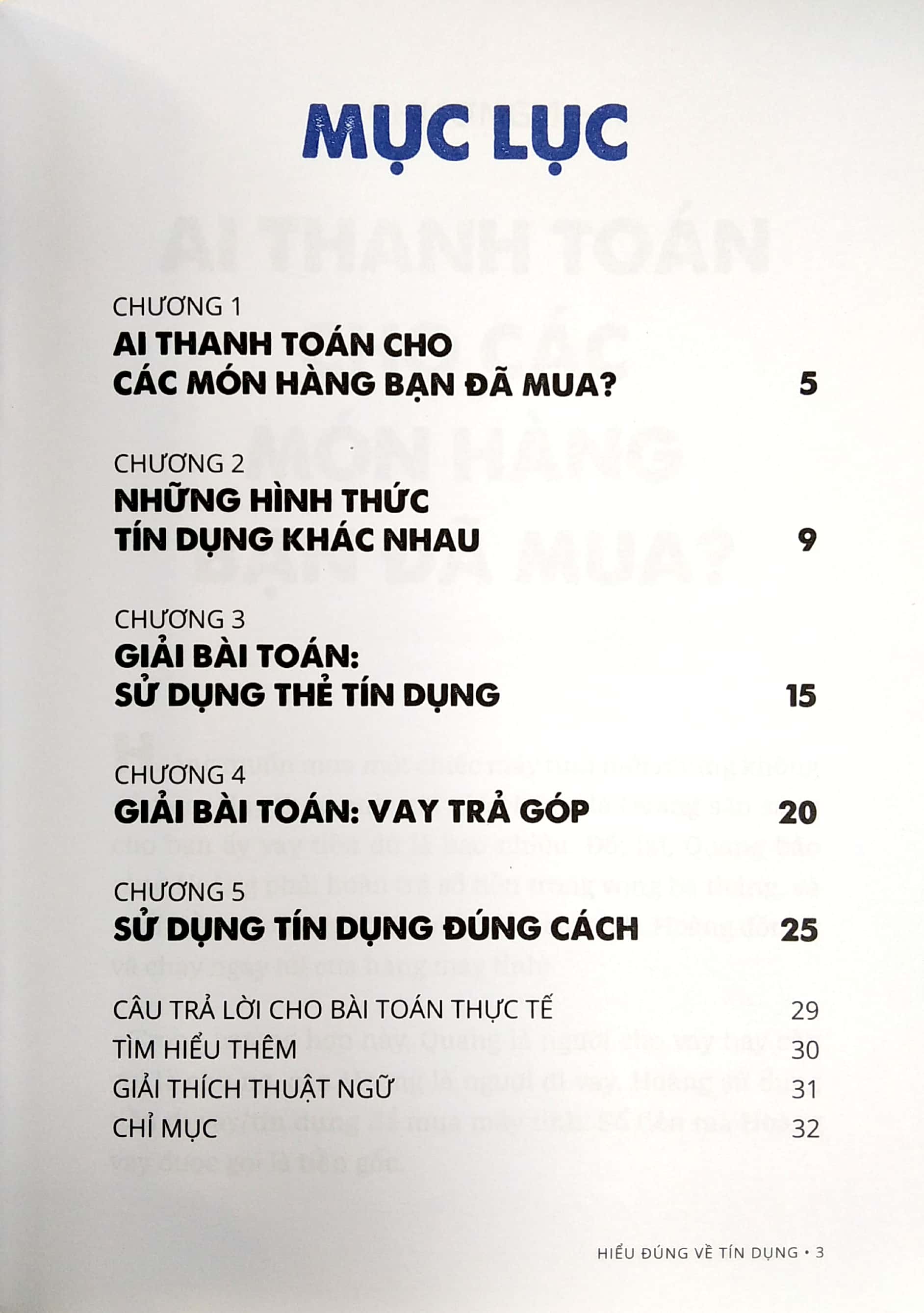 hiểu về tài chính, vững bước tương lai - hiểu đúng về tín dụng