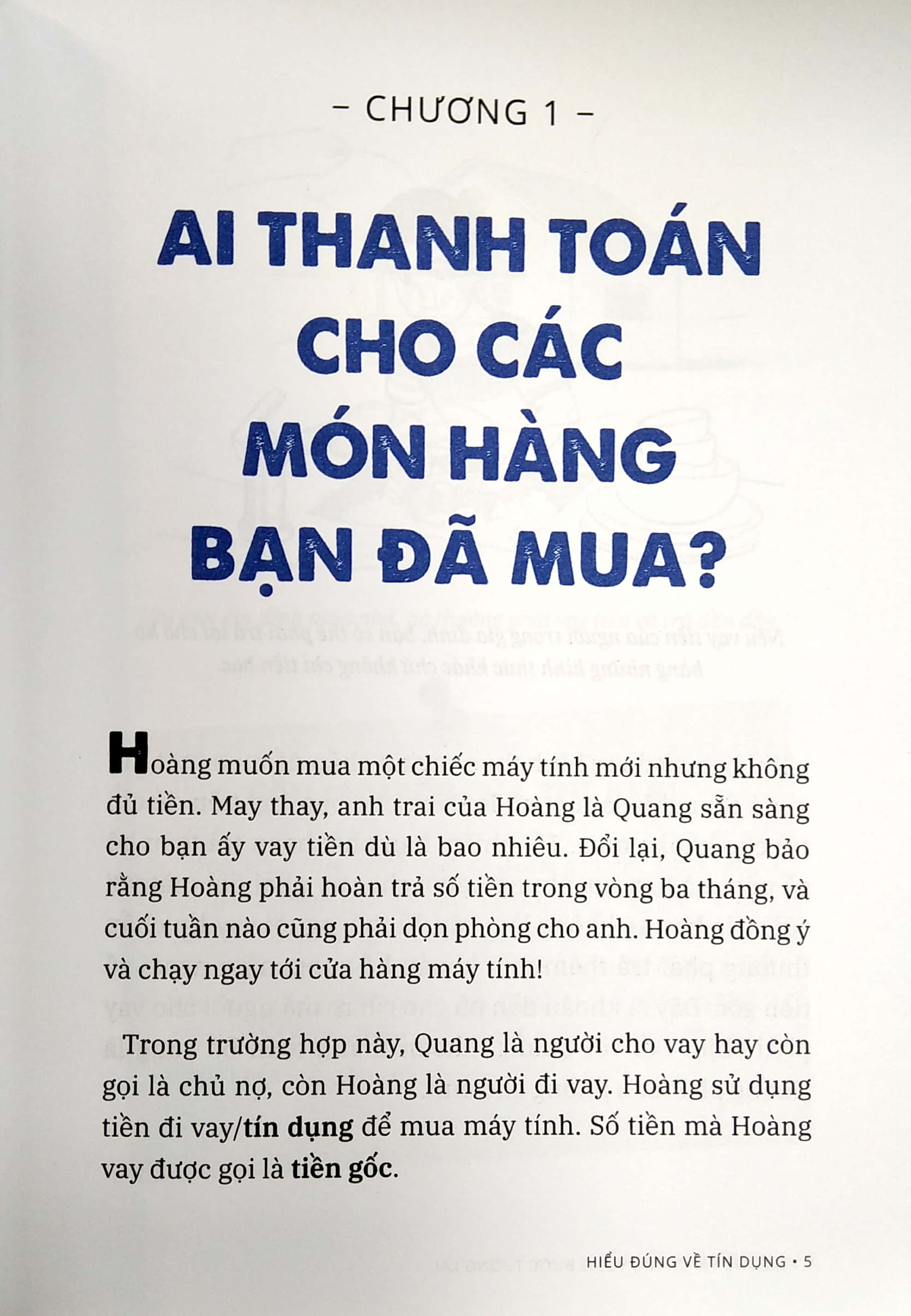 hiểu về tài chính, vững bước tương lai - hiểu đúng về tín dụng