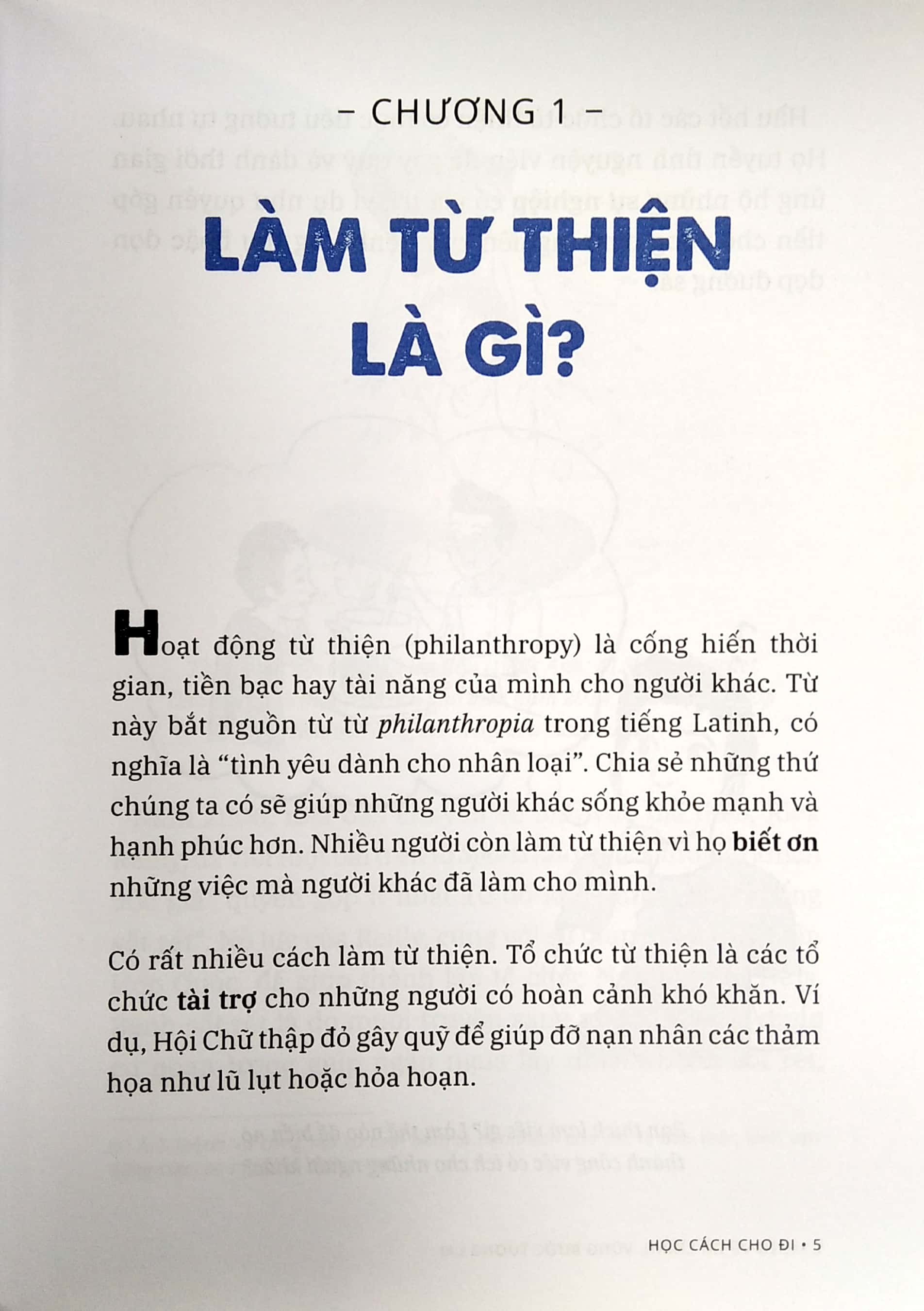 hiểu về tài chính, vững bước tương lai - học cách cho đi