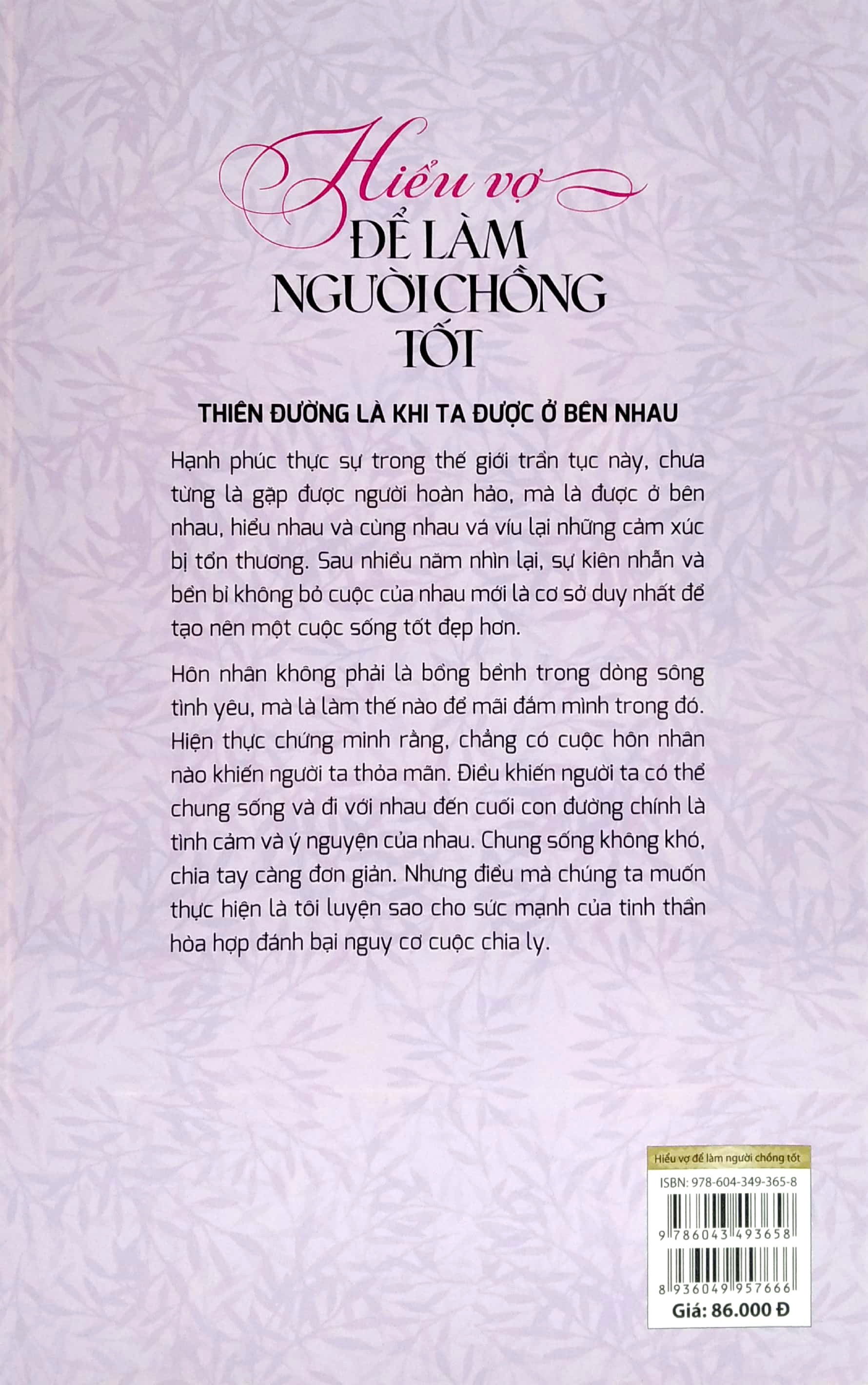 hiểu vợ để làm người chồng tốt