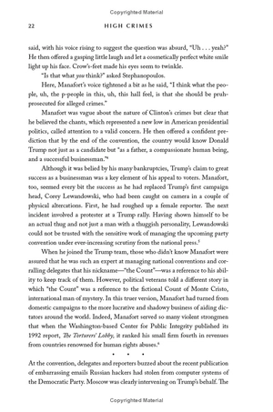 high crimes: the corruption, impunity, and impeachment of donald trump