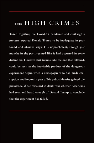 high crimes: the corruption, impunity, and impeachment of donald trump