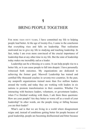 high road leadership