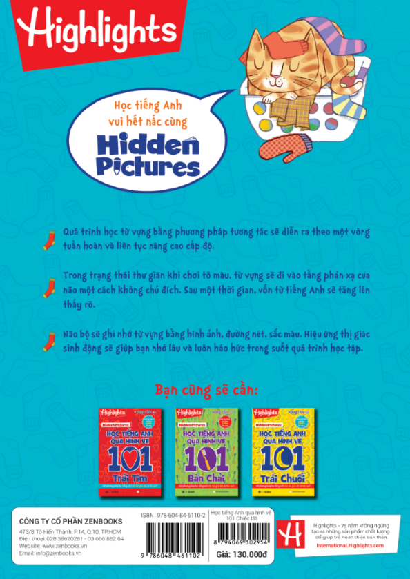 highlight - học tiếng anh qua hình vẽ - 101 chiếc tất