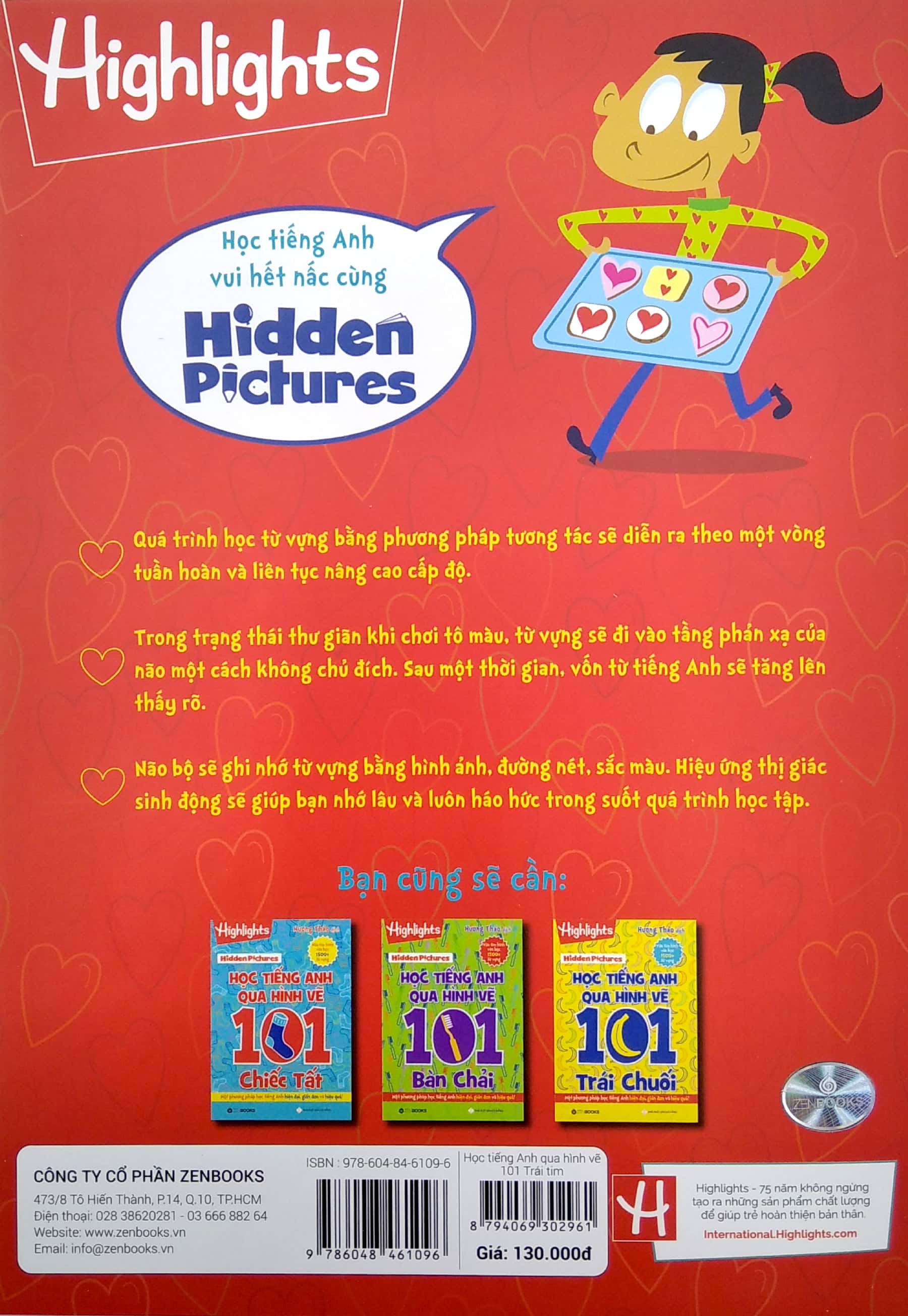 highlight - học tiếng anh qua hình vẽ - 101 trái tim