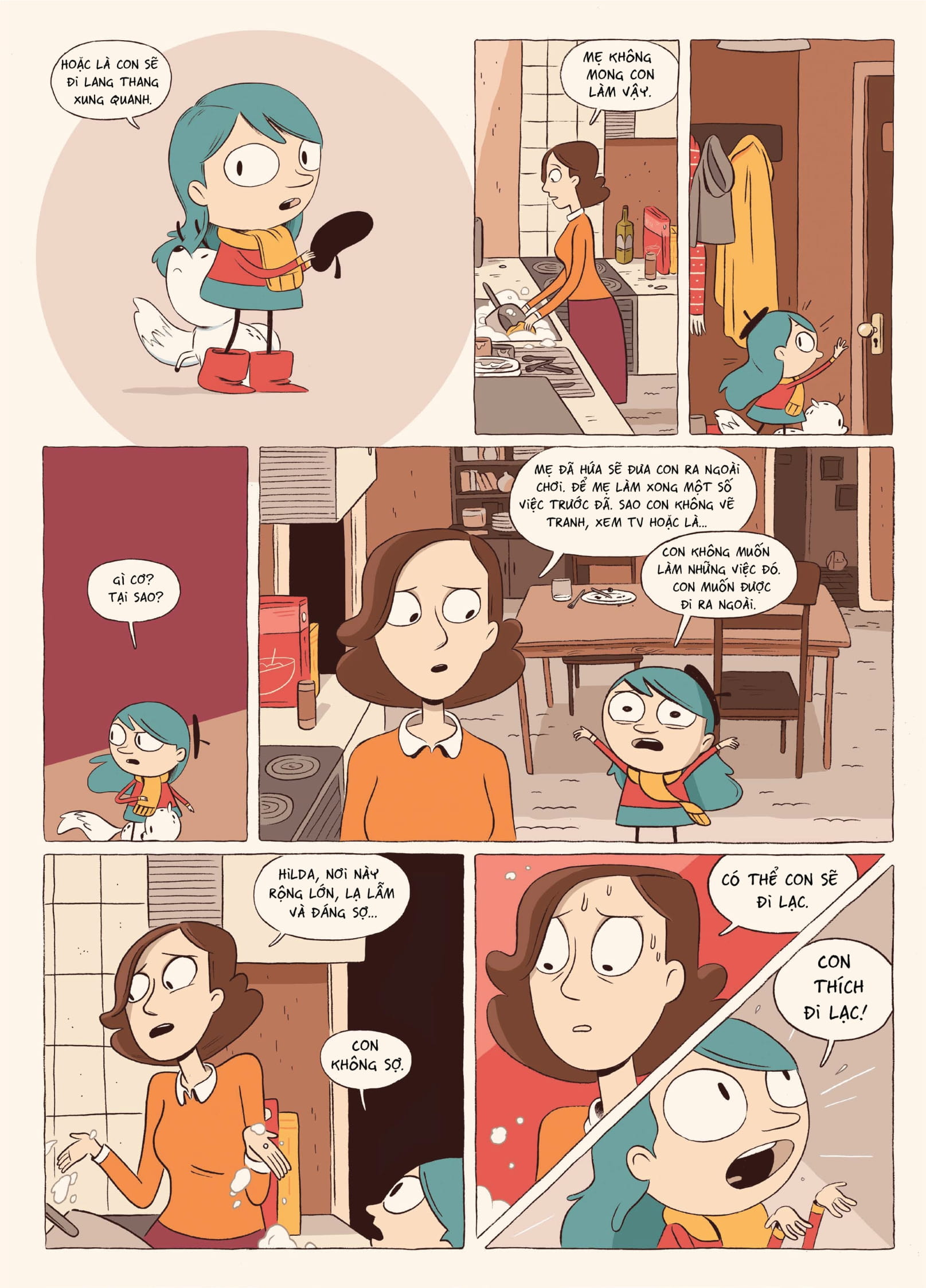 hilda và cuộc diễu hành chim