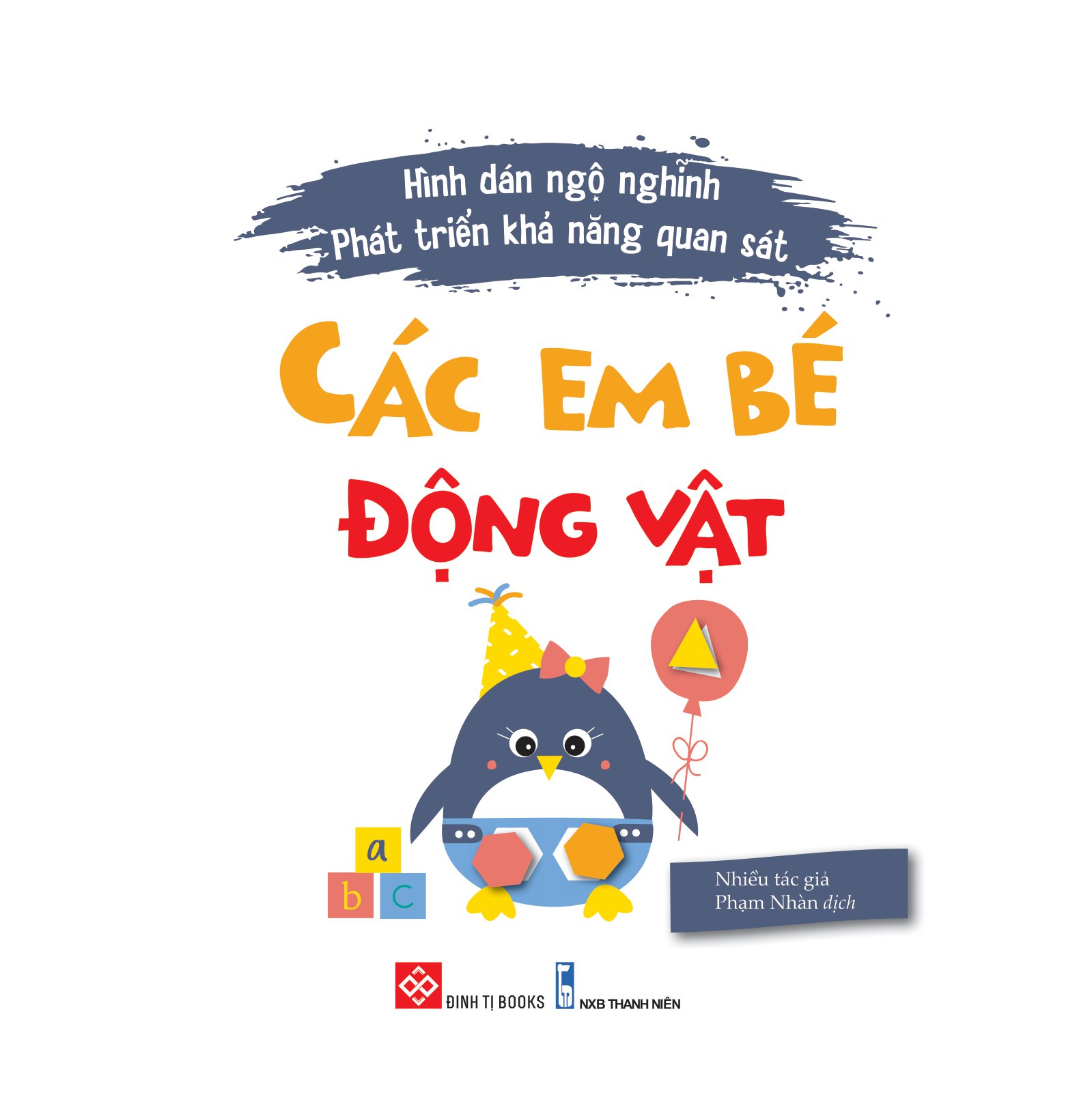 hình dán ngộ nghĩnh - phát triển khả năng quan sát - các em bé động vật