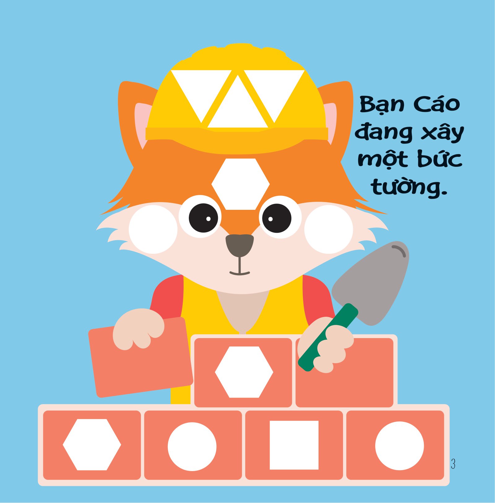 hình dán ngộ nghĩnh - phát triển khả năng quan sát - công trường xây dựng