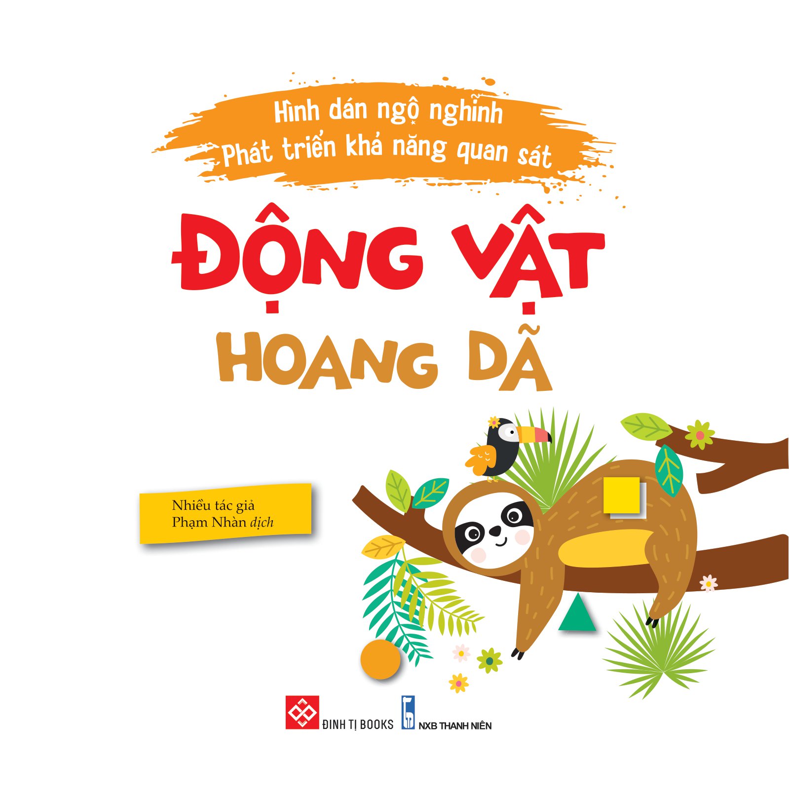 hình dán ngộ nghĩnh - phát triển khả năng quan sát - động vật hoang dã