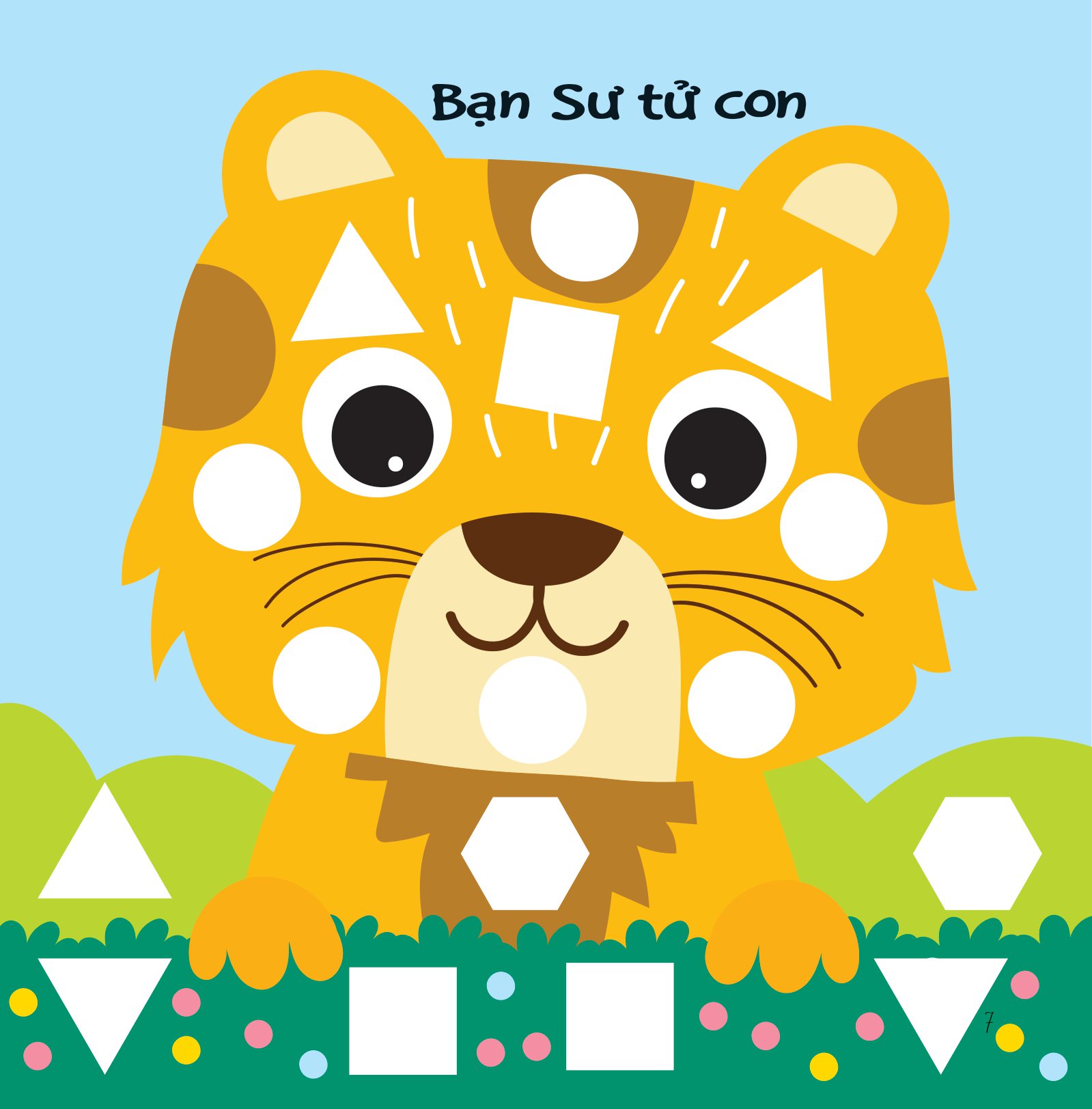 hình dán ngộ nghĩnh - phát triển khả năng quan sát - động vật hoang dã