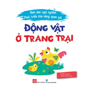 hình dán ngộ nghĩnh - phát triển khả năng quan sát - động vật ở trang trại