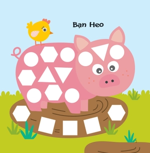 hình dán ngộ nghĩnh - phát triển khả năng quan sát - động vật ở trang trại