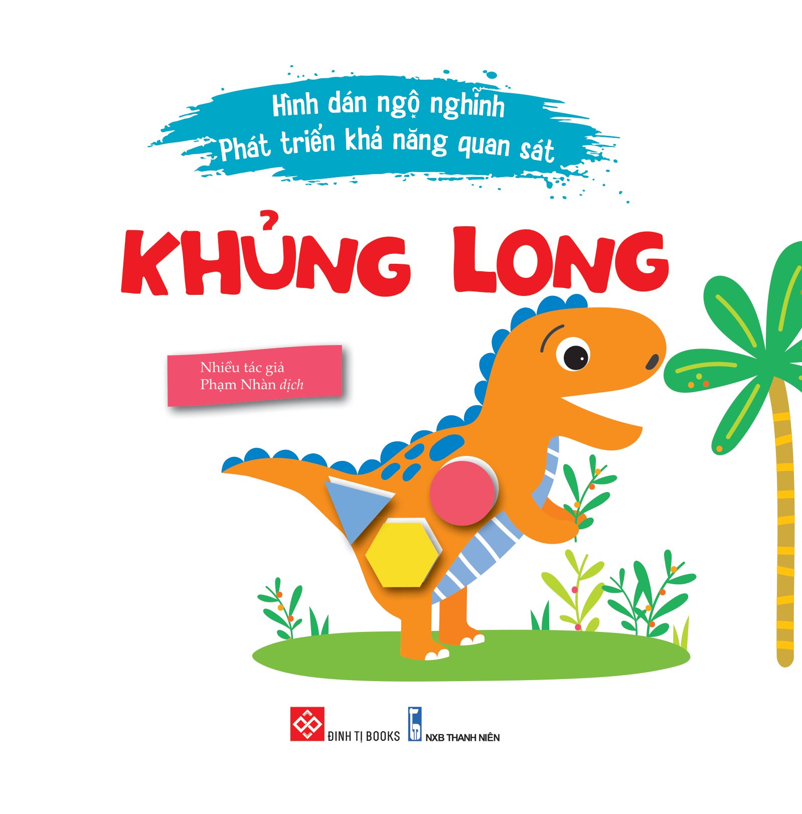 hình dán ngộ nghĩnh - phát triển khả năng quan sát - khủng long