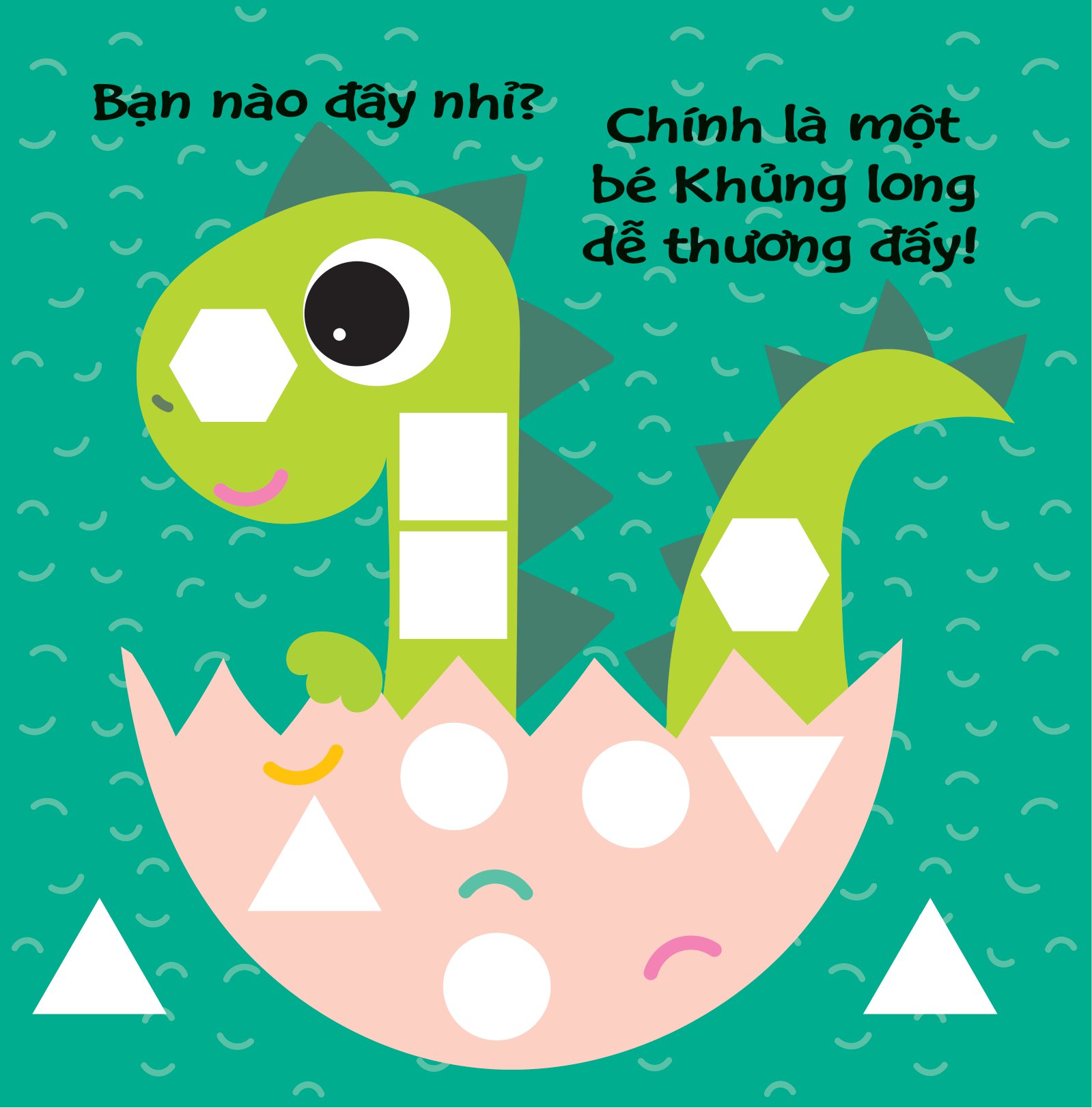 hình dán ngộ nghĩnh - phát triển khả năng quan sát - khủng long