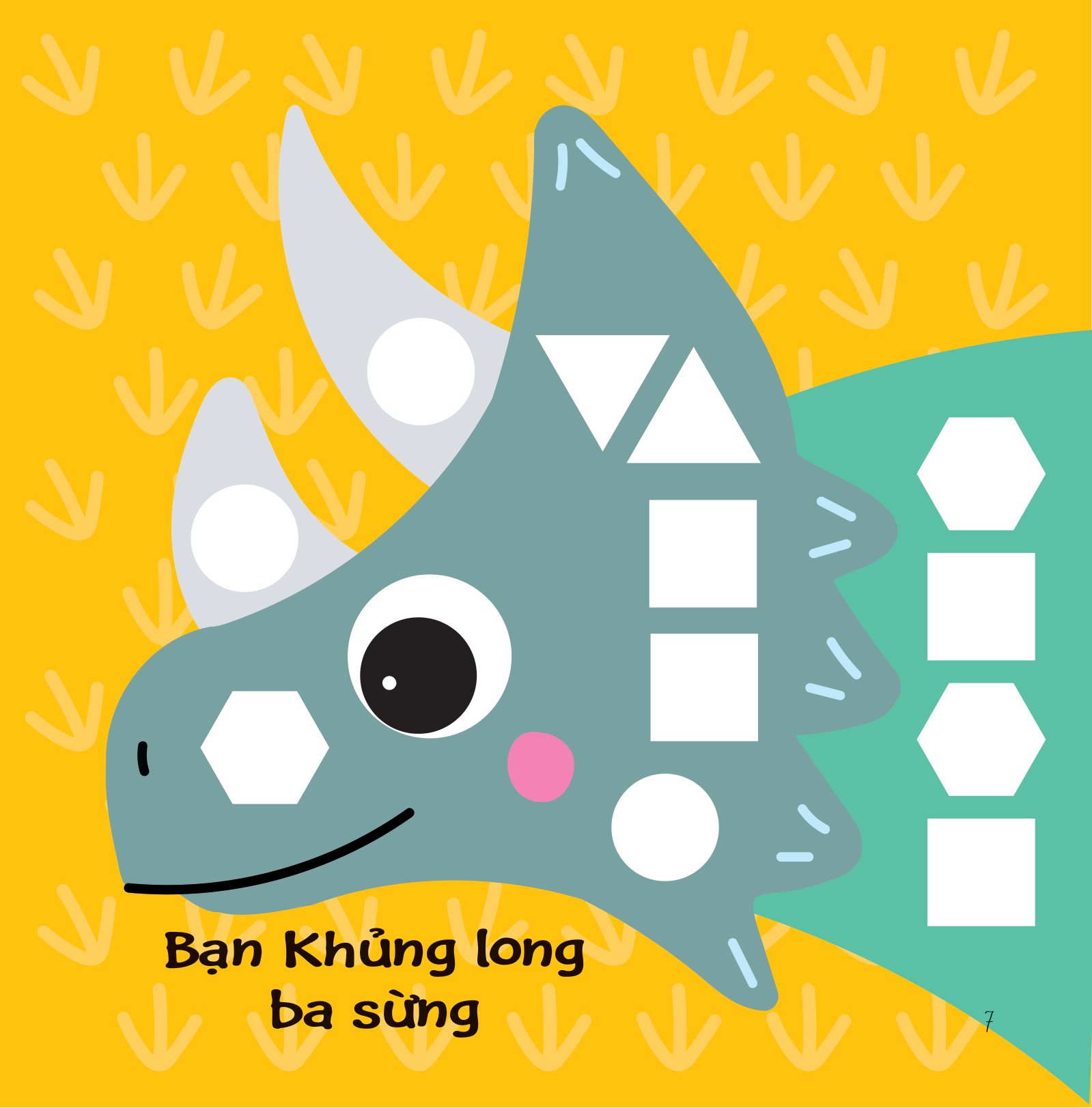 hình dán ngộ nghĩnh - phát triển khả năng quan sát - khủng long