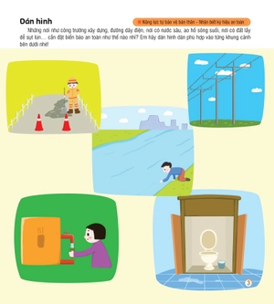 hình dán sáng tạo - phát triển iq và eq - nâng cao năng lực tự bảo vệ bản thân