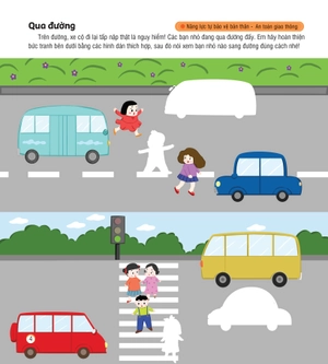 hình dán sáng tạo - phát triển iq và eq - nâng cao năng lực tự bảo vệ bản thân