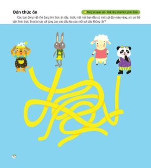 hình dán sáng tạo - phát triển iq và eq - rèn kỹ năng quan sát