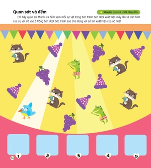 hình dán sáng tạo - phát triển iq và eq - rèn kỹ năng quan sát