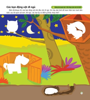 hình dán sáng tạo - phát triển iq và eq - rèn kỹ năng quan sát