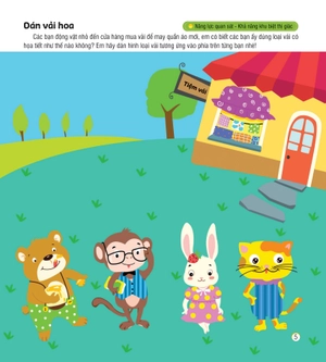 hình dán sáng tạo - phát triển iq và eq - rèn kỹ năng quan sát