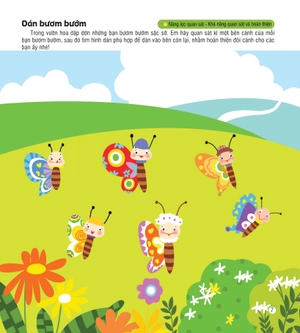 hình dán sáng tạo - phát triển iq và eq - rèn kỹ năng quan sát