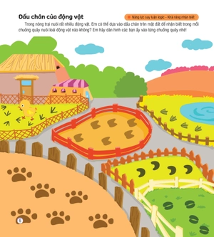 hình dán sáng tạo - phát triển iq và eq - rèn luyện khả năng ghi nhớ