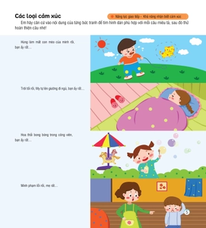 hình dán sáng tạo - phát triển iq và eq - rèn luyện khả năng giao tiếp