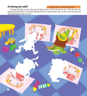 hình dán sáng tạo - phát triển iq và eq - rèn luyện khả năng giao tiếp