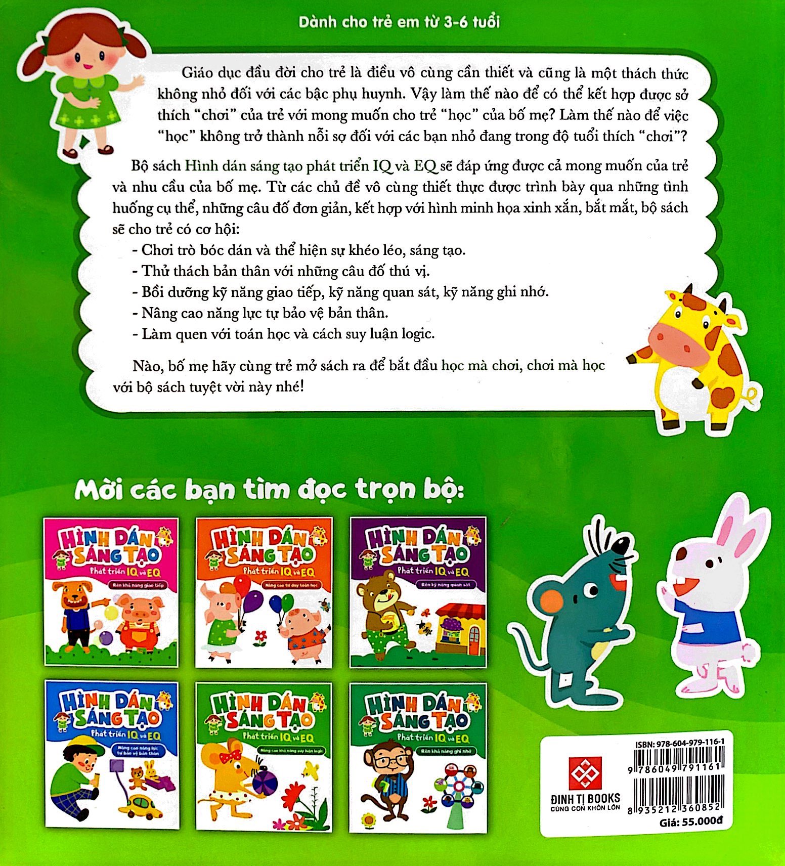 hình dán sáng tạo - phát triển iq và eq - rèn luyện khả năng suy luận logic