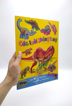 hình dán sống động - các loài khủng long