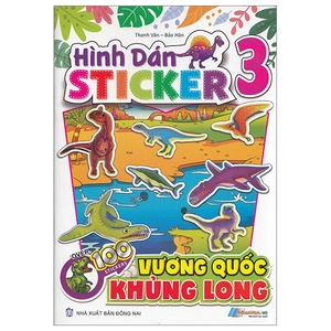 hình dán stickers - vương quốc khủng long - tập 3