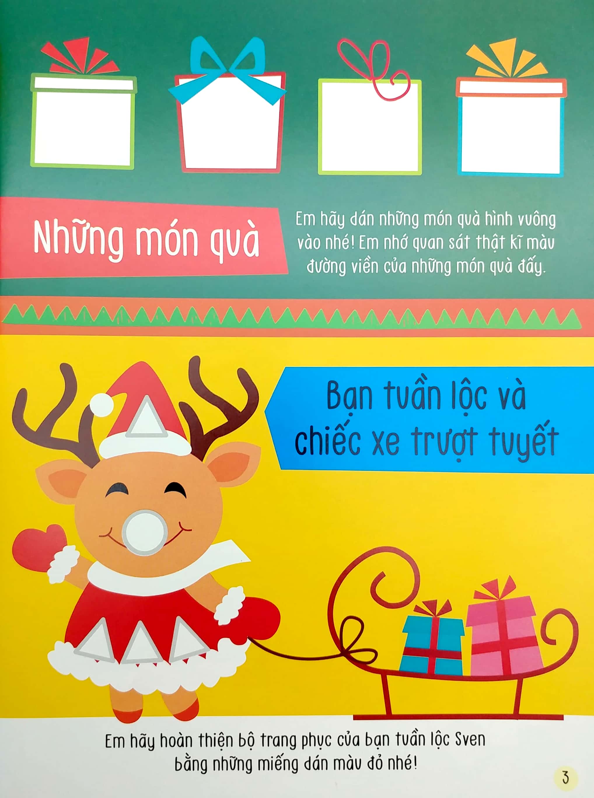 hình dán thông minh - giáng sinh yêu thương