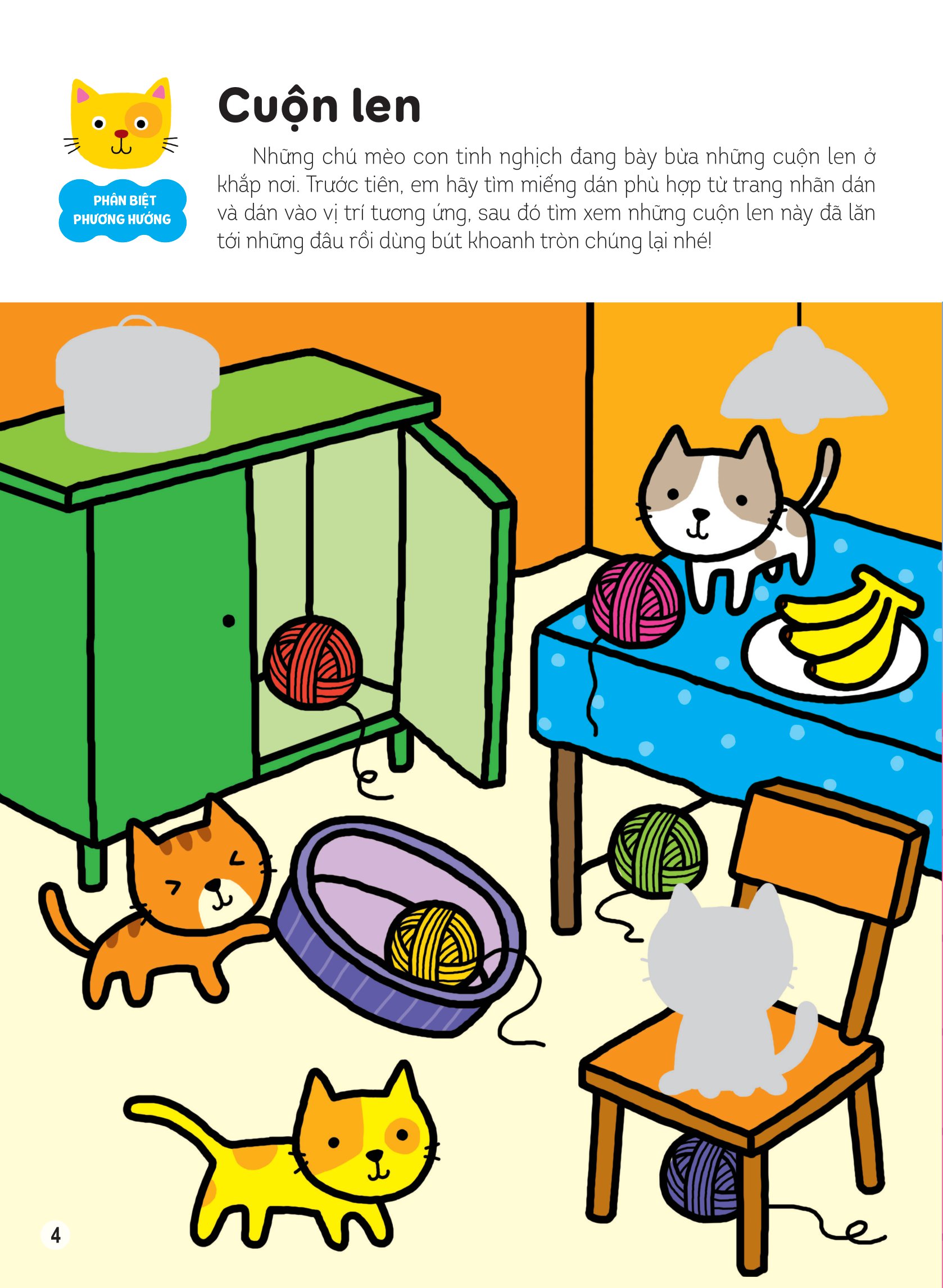 hình dán thông minh giúp bé làm quen với toán học - chiếc diều bay lên