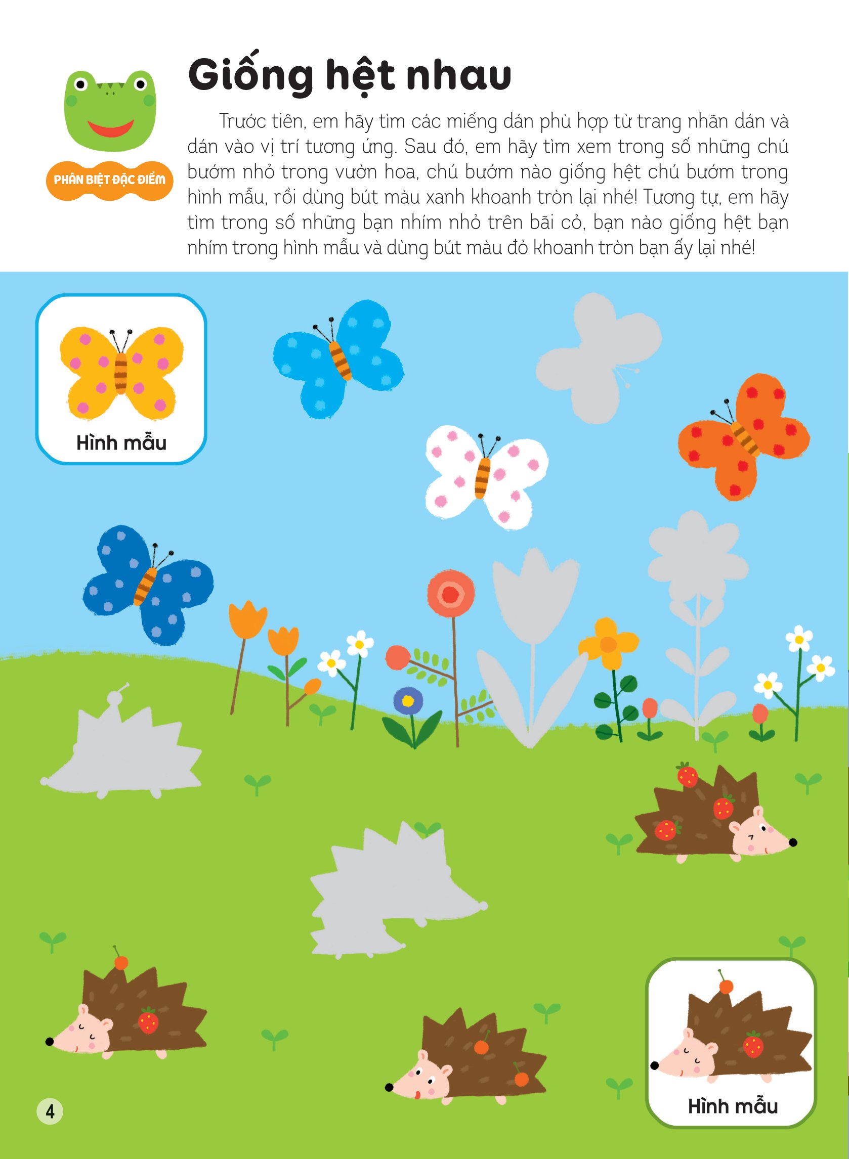 hình dán thông minh giúp bé làm quen với toán học - mèo con câu cá