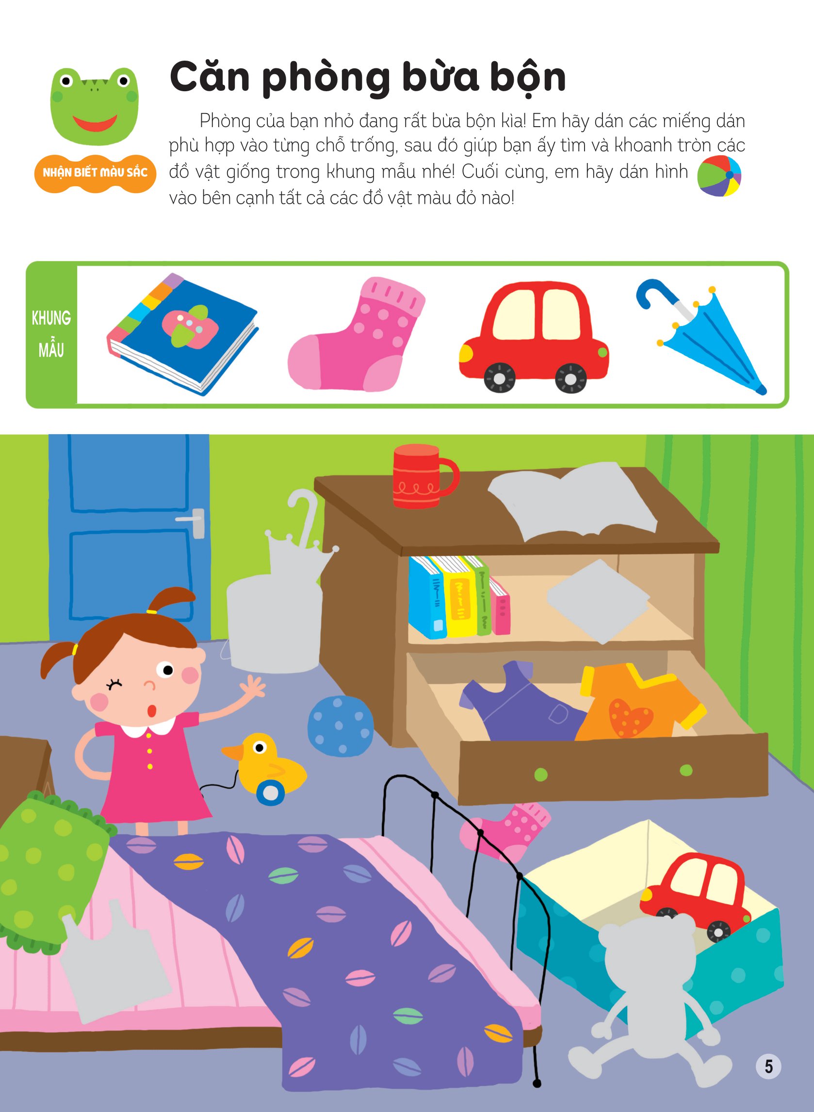 hình dán thông minh giúp bé làm quen với toán học - mèo con câu cá