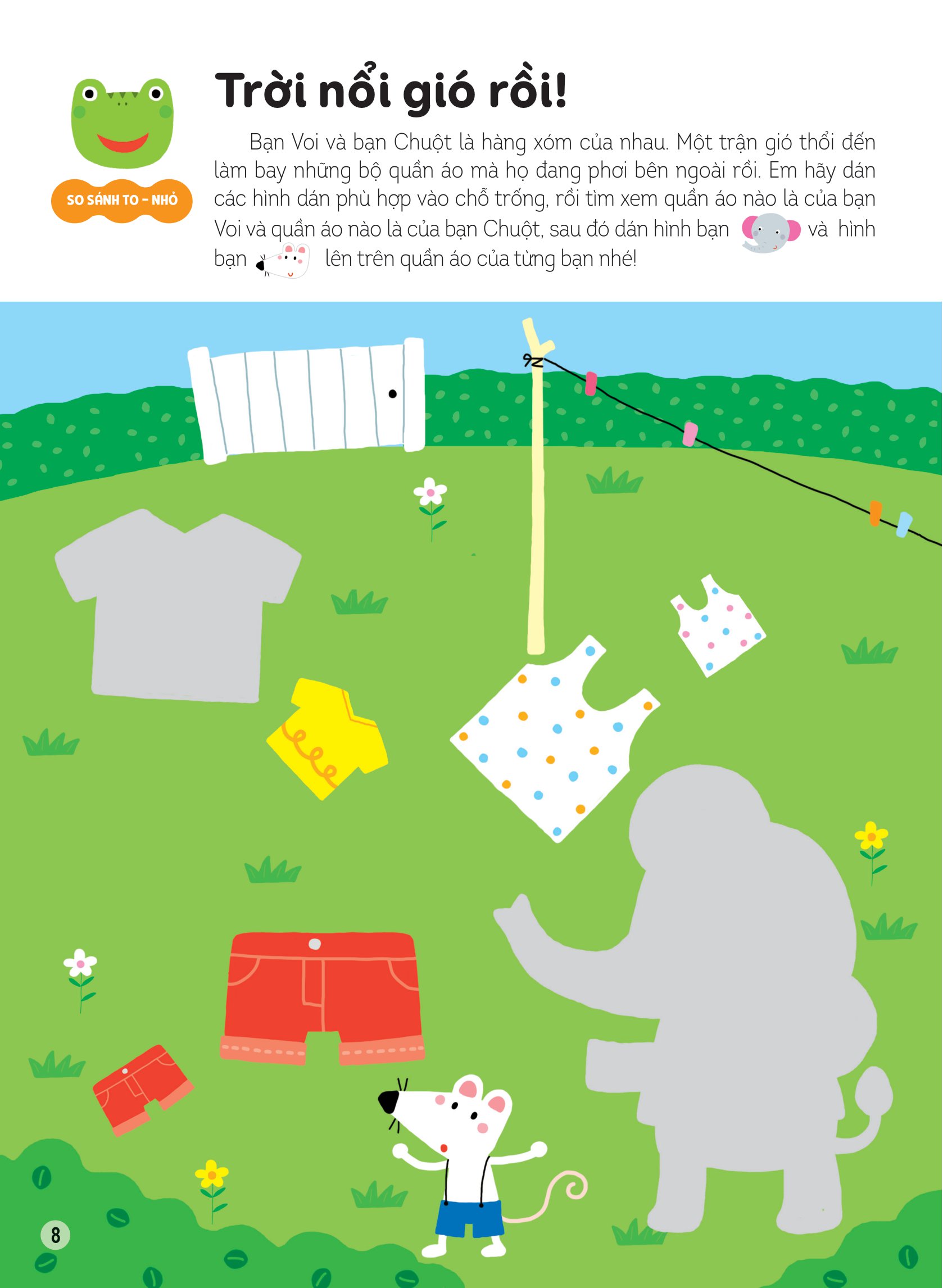 hình dán thông minh giúp bé làm quen với toán học - mèo con câu cá