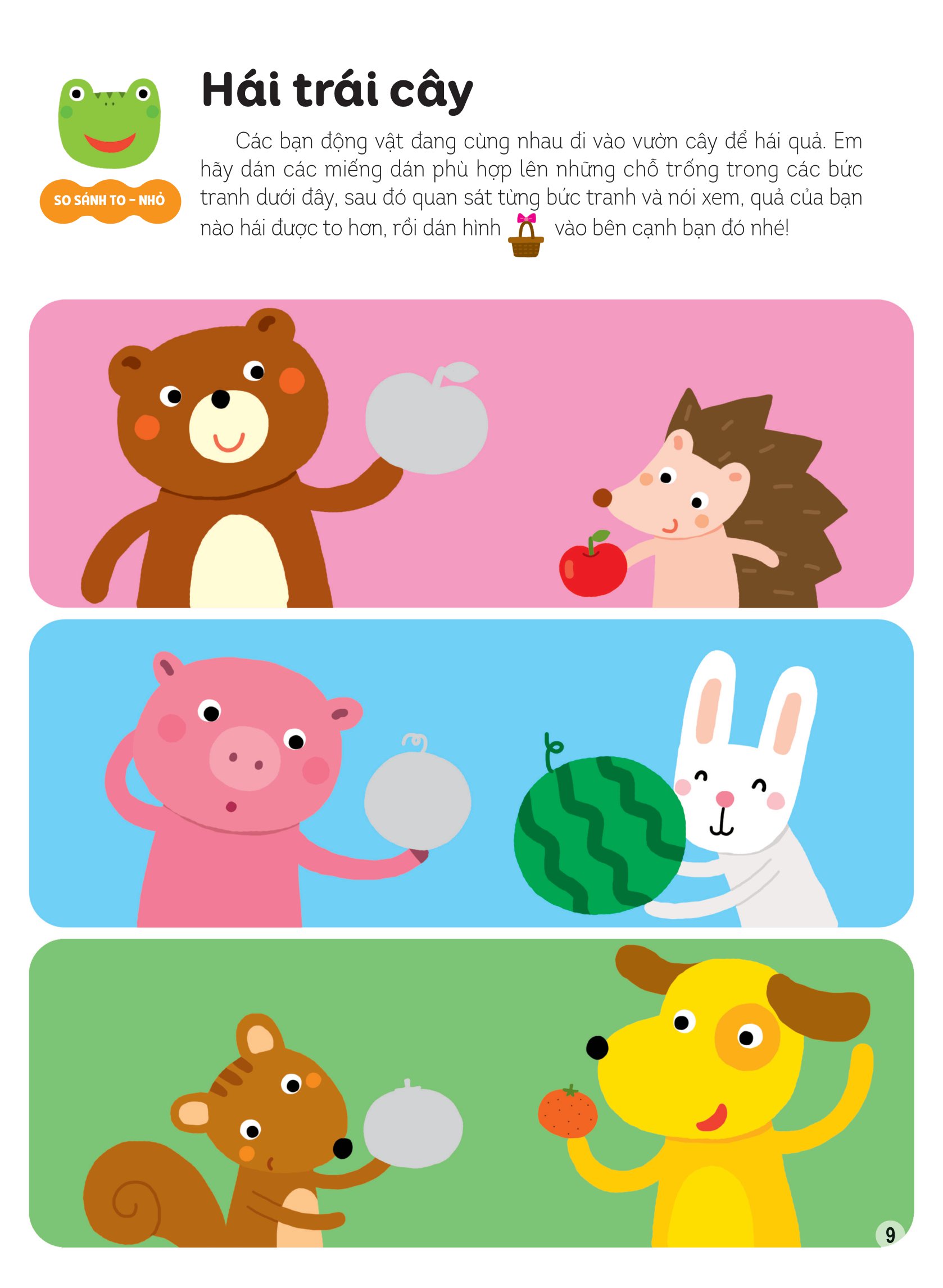 hình dán thông minh giúp bé làm quen với toán học - mèo con câu cá