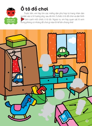 hình dán thông minh giúp bé làm quen với toán học - quầy hoa quả của lợn con