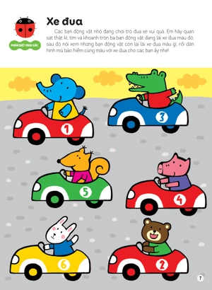 hình dán thông minh giúp bé làm quen với toán học - quầy hoa quả của lợn con