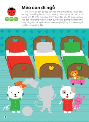 hình dán thông minh giúp bé làm quen với toán học - quầy hoa quả của lợn con