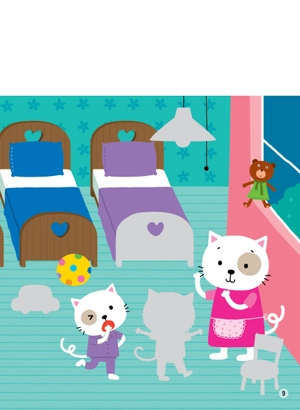 hình dán thông minh giúp bé làm quen với toán học - quầy hoa quả của lợn con