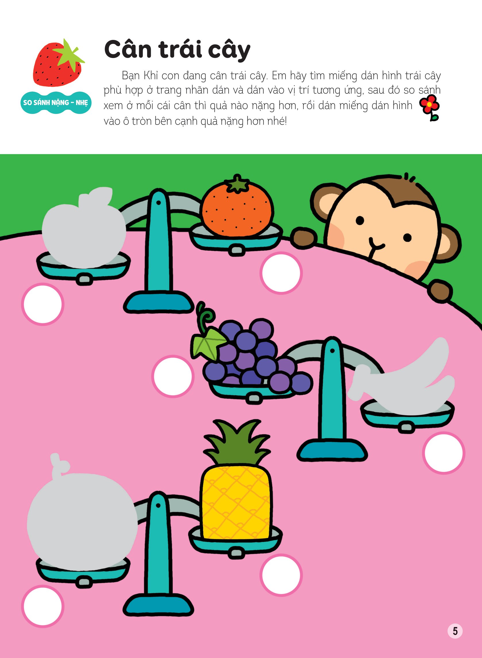 hình dán thông minh giúp bé làm quen với toán học - vũ điệu thiên nga